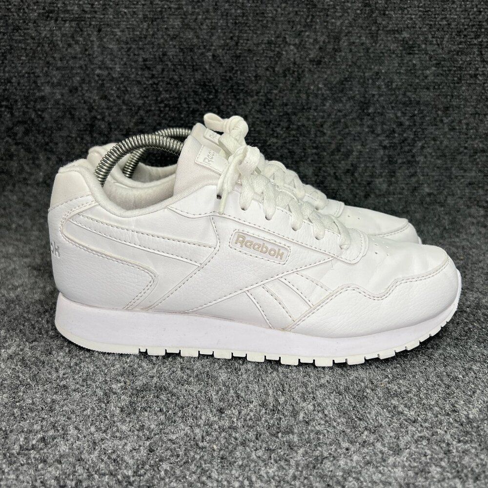 Reebok Classic Harman Run Sneakers Women's 9 White Leather Retro‎ Athletic Shoes